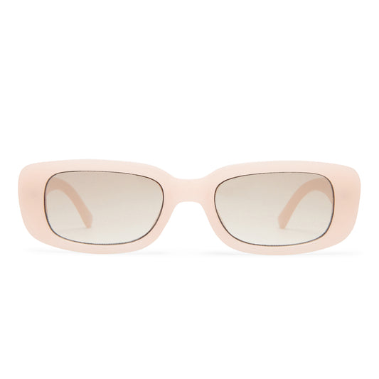 Ceres Blush Female Rectangle Sunglasses | Aire