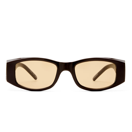 Rehab Brown Uni-Sex Rectangle Sunglasses | Aire