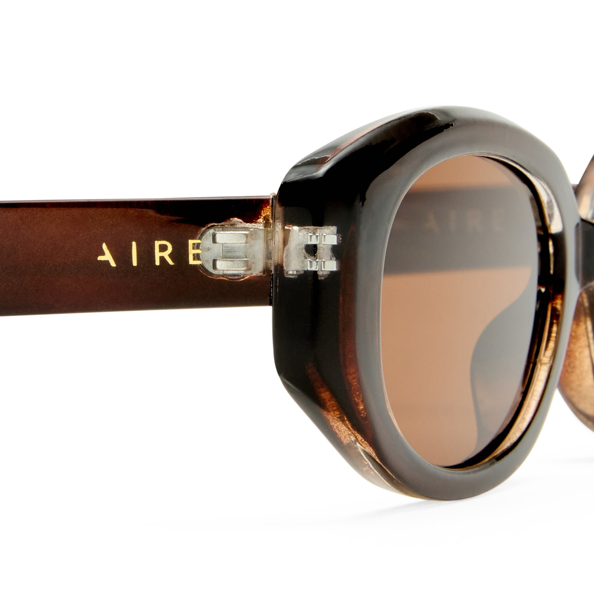 Affinity Chocolate Uni-Sex Oval Sunglasses | Aire