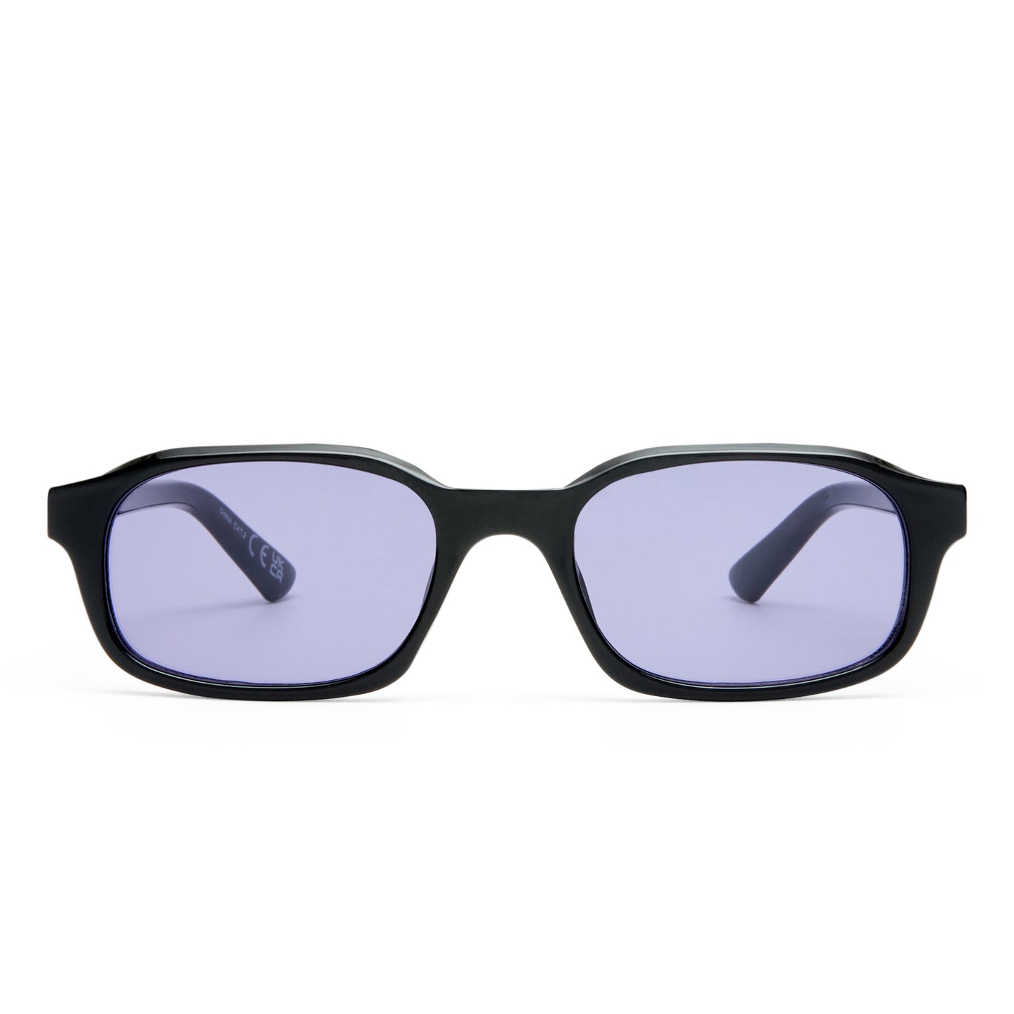 Kinetic Black Uni-Sex Rectangle Sunglasses | Aire