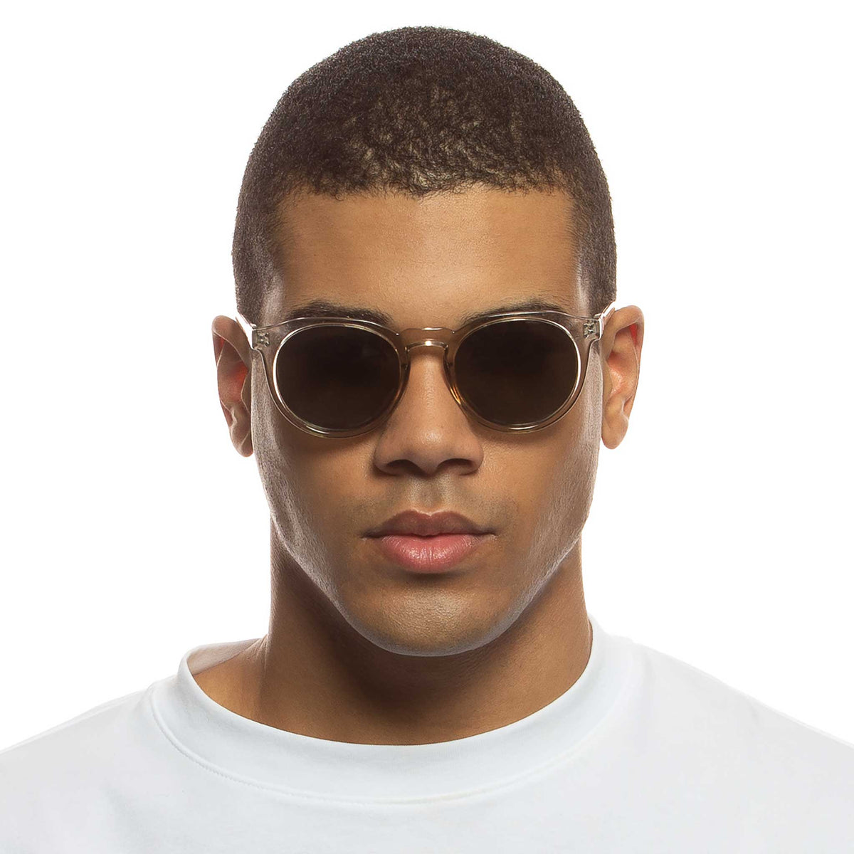 Nucleus Stone Uni-Sex Round Sunglasses | Aire