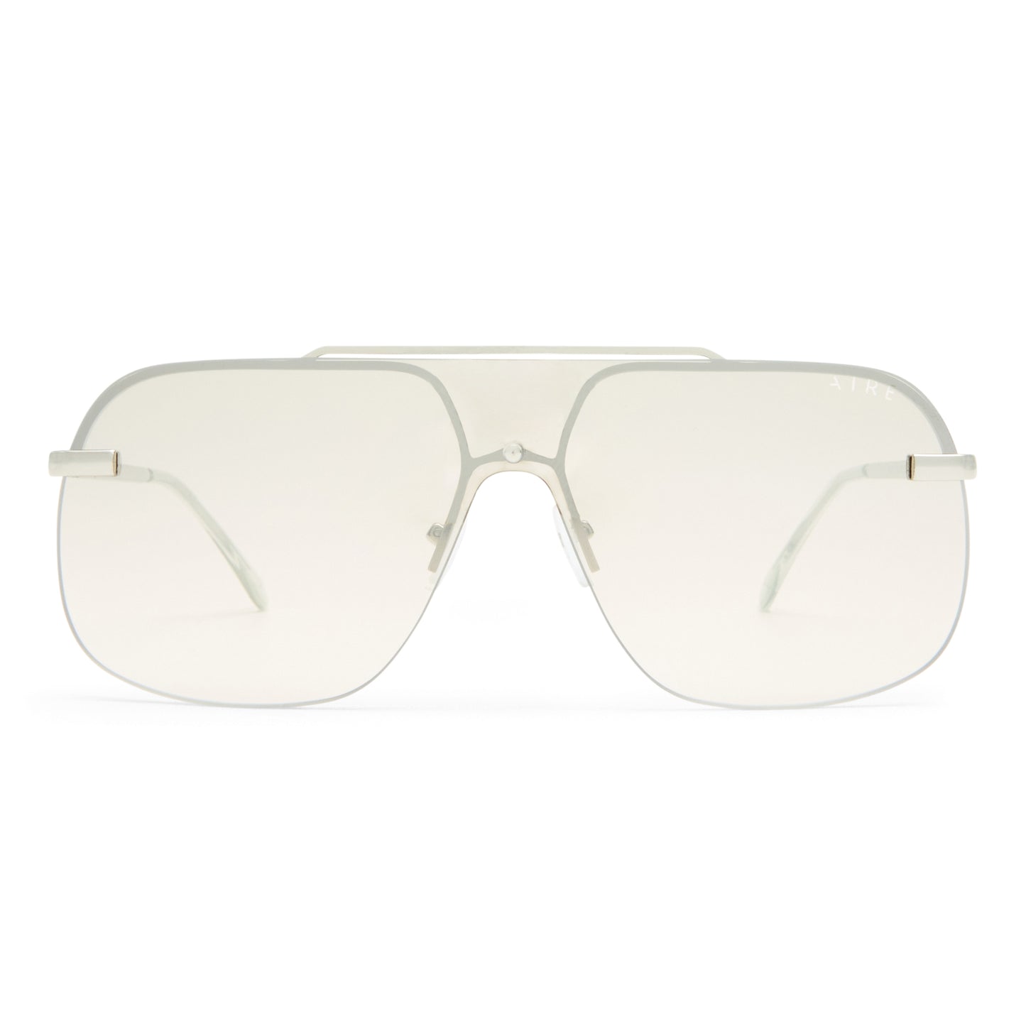 Venatici Silver Female Aviator Sunglasses | Aire