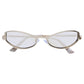Retrograde Gold Uni-Sex Oval Sunglasses | Aire