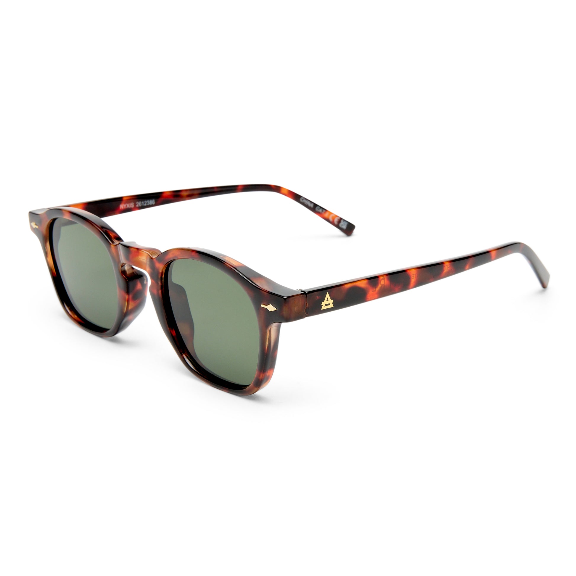 Nyxis Dark Tort Uni-Sex Round Sunglasses | Aire