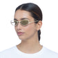 Retrograde Gold Uni-Sex Oval Sunglasses | Aire