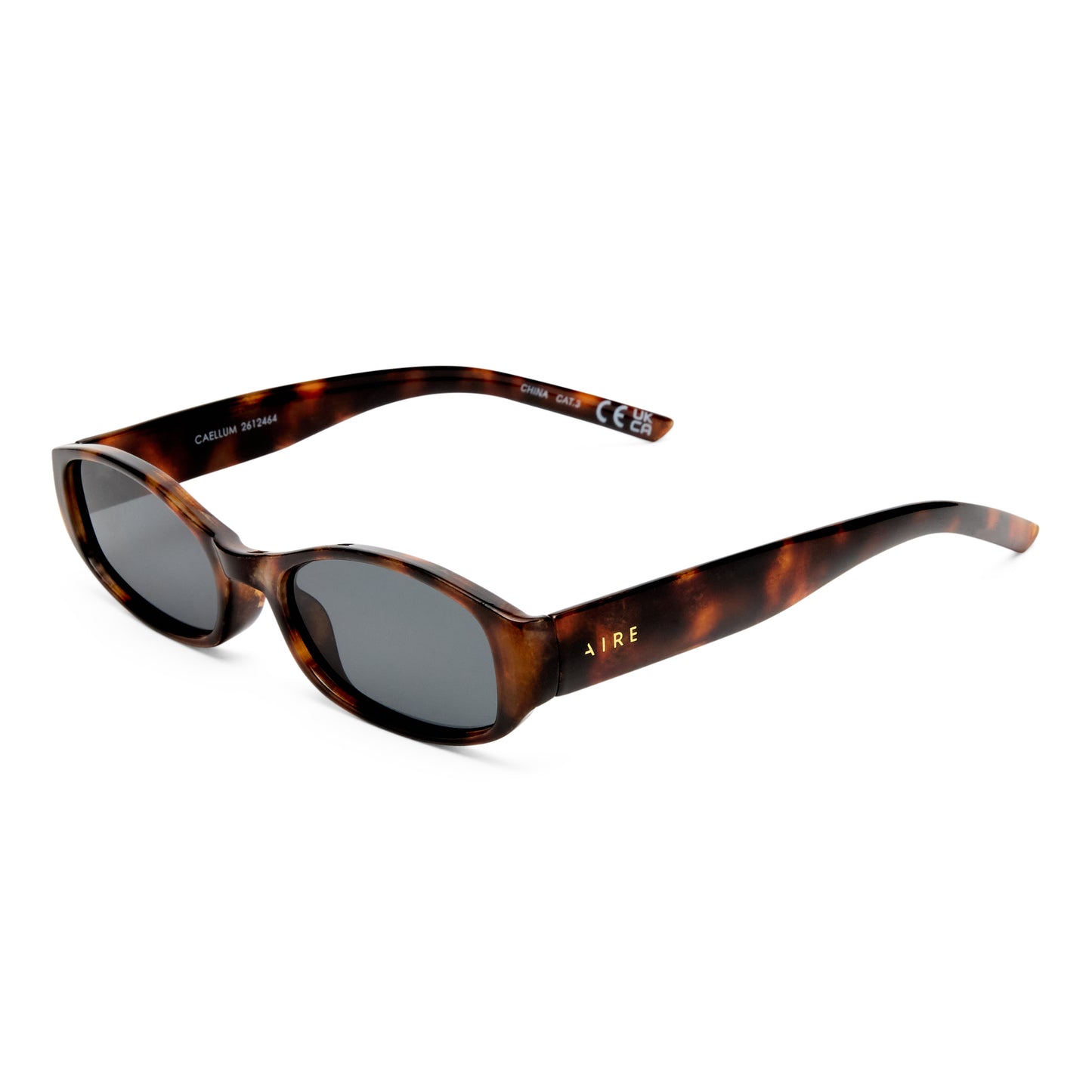 Caellum Dark Tort Uni-Sex Oval Sunglasses | Aire