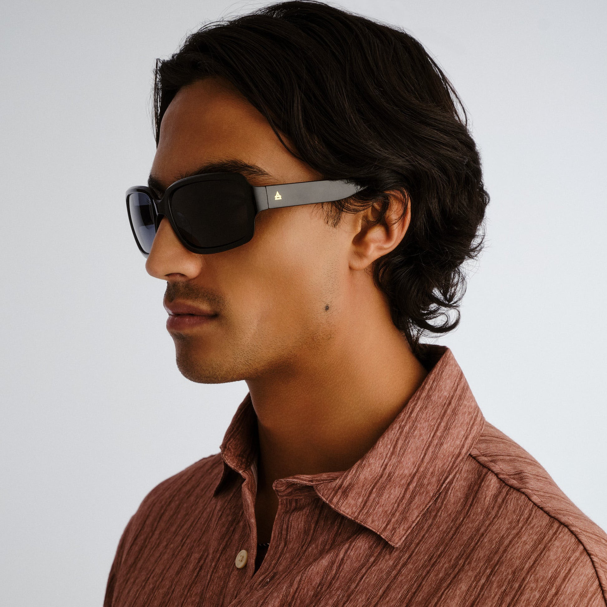Ignite Black Uni-Sex Wrap Sunglasses | Aire