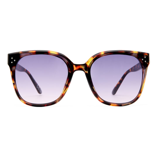 Elementa Amber Tort Female Square Sunglasses | Aire