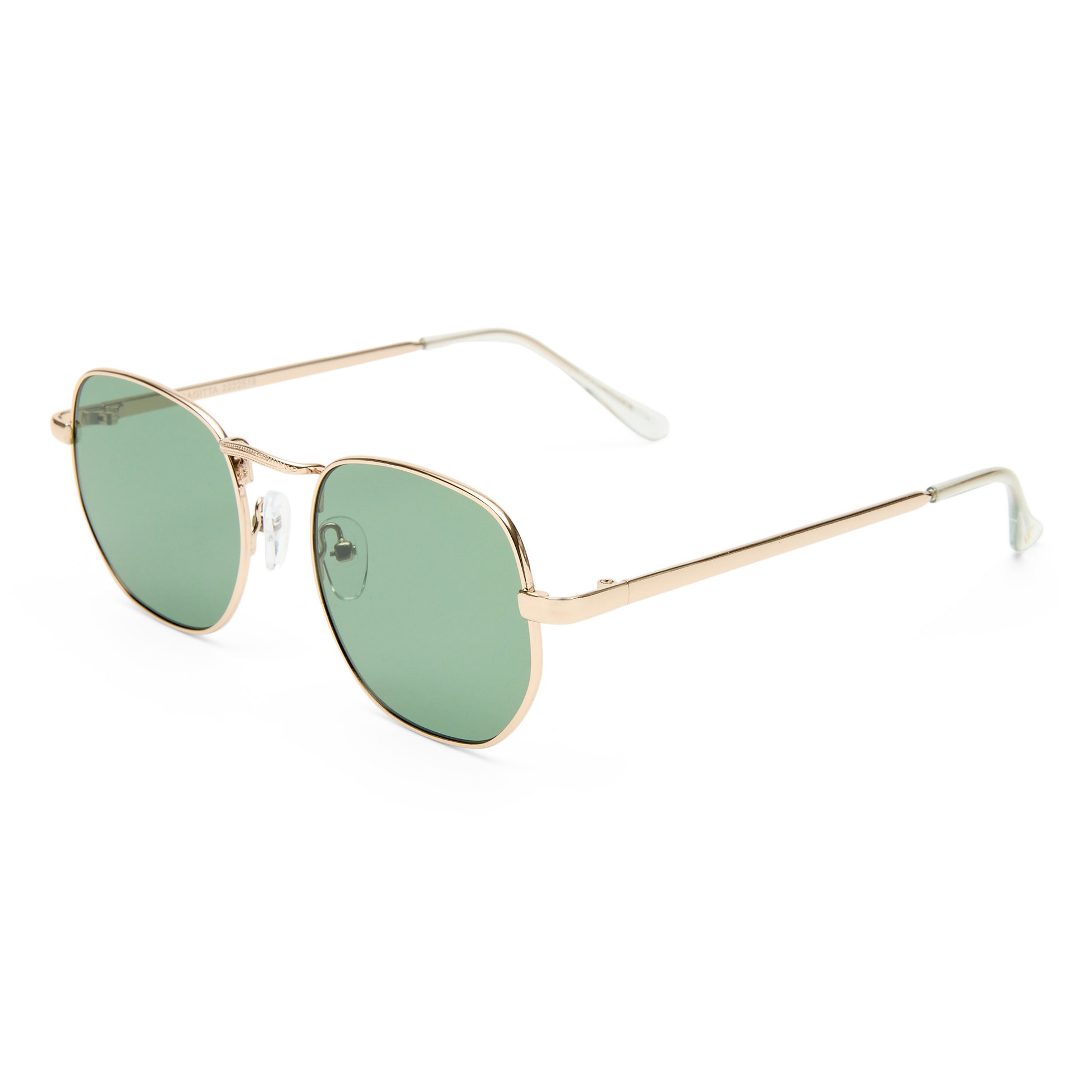Sagitta Gold Uni-Sex Square Sunglasses | Aire