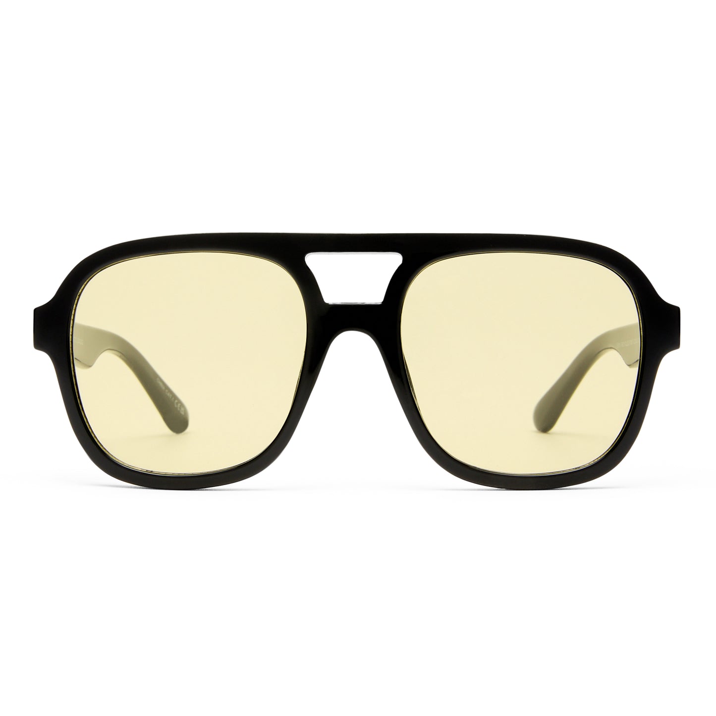 Whirlpool Black Uni-Sex Aviator Sunglasses | Aire