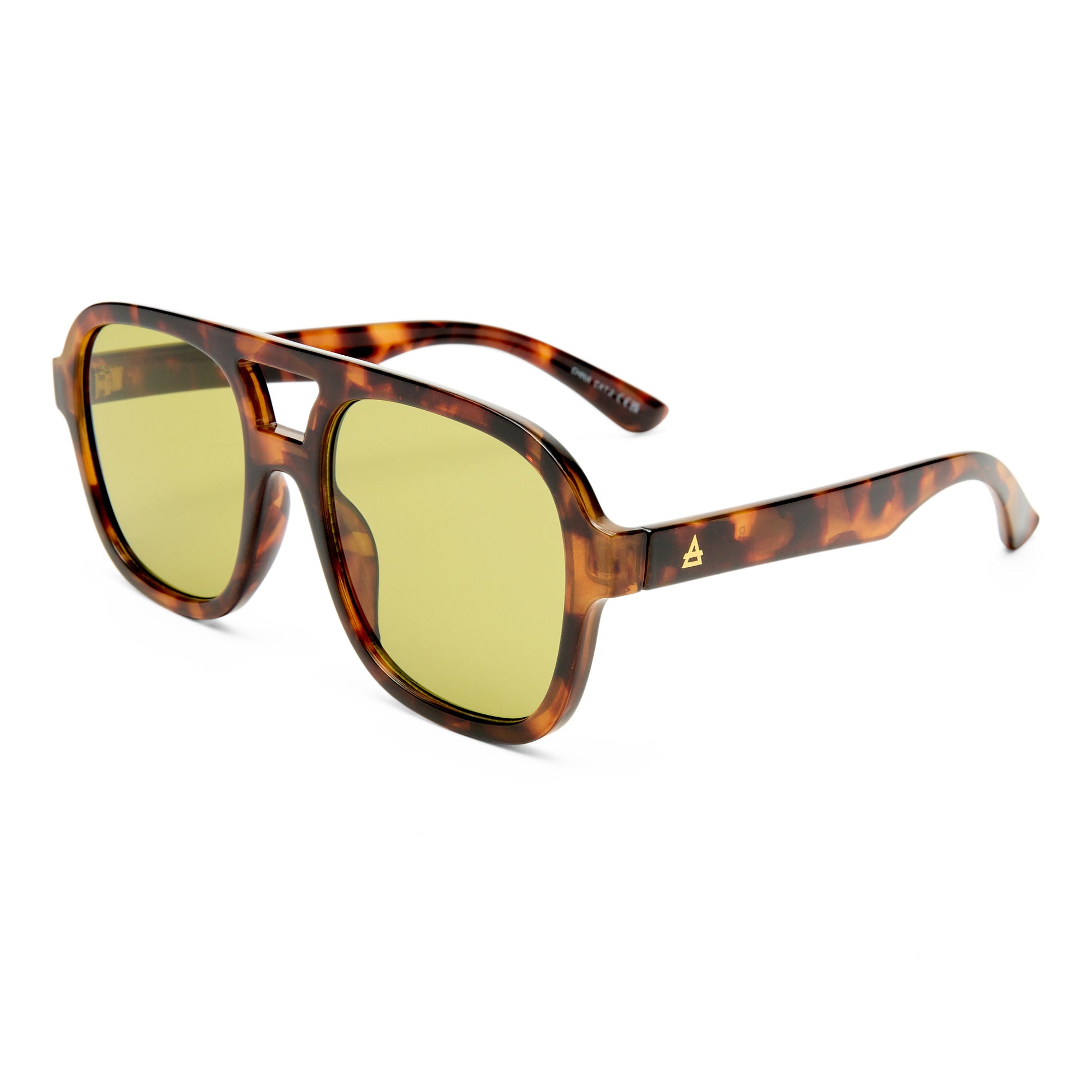 Whirlpool Dark Tort Uni-Sex Aviator Sunglasses | Aire