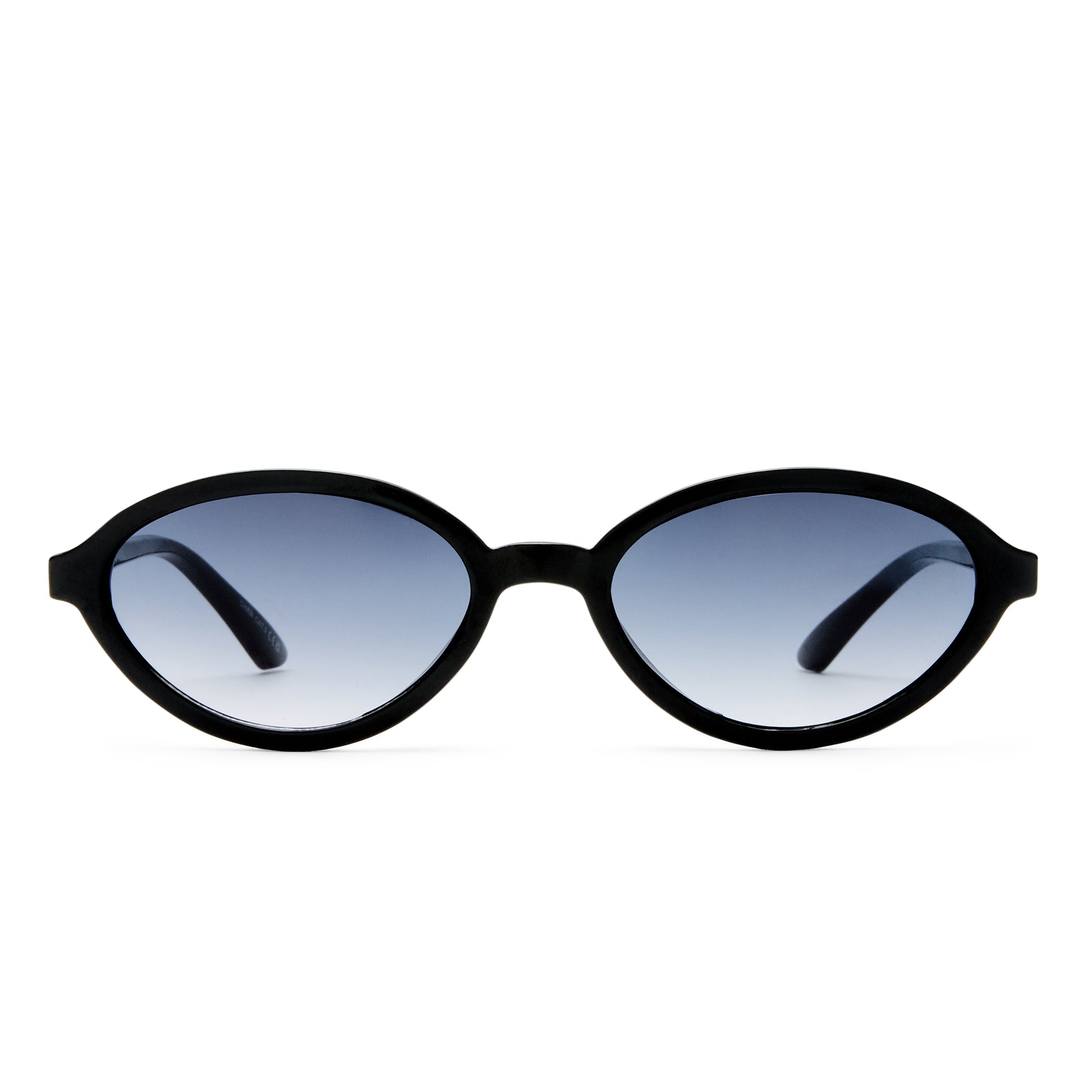 Pyxis Black Female Oval Sunglasses | Aire