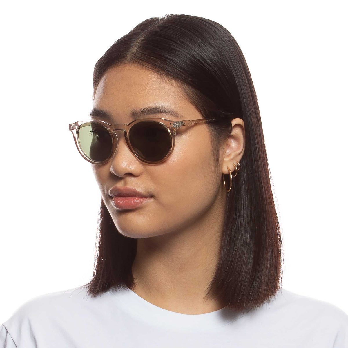 Nucleus Stone Uni-Sex Round Sunglasses | Aire