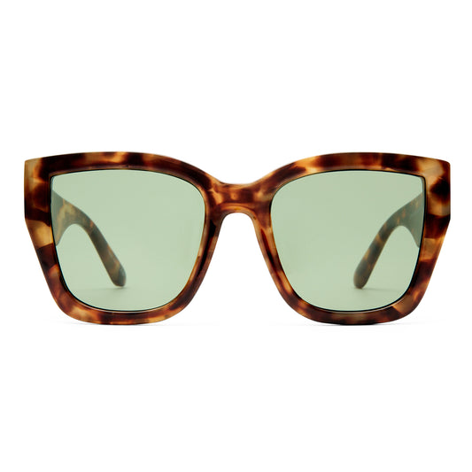 Haedus Dark Tort Female Square Sunglasses | Aire