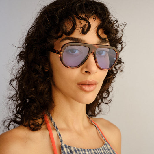 Cadent Syrup Tort Uni-Sex Aviator Sunglasses | Aire