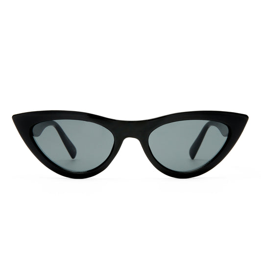 Dualism Black Female Cat-Eye Sunglasses | Aire