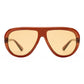 Cadent Hazelnut Uni-Sex Aviator Sunglasses | Aire