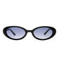 Fornax Black Female Oval Sunglasses | Aire
