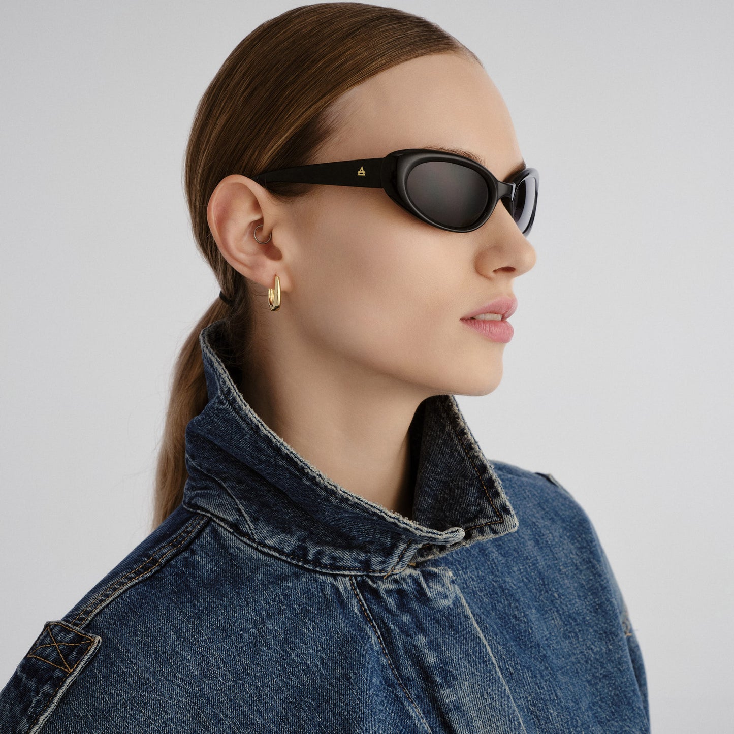 Nimbus Black Uni-Sex Wrap Sunglasses | Aire