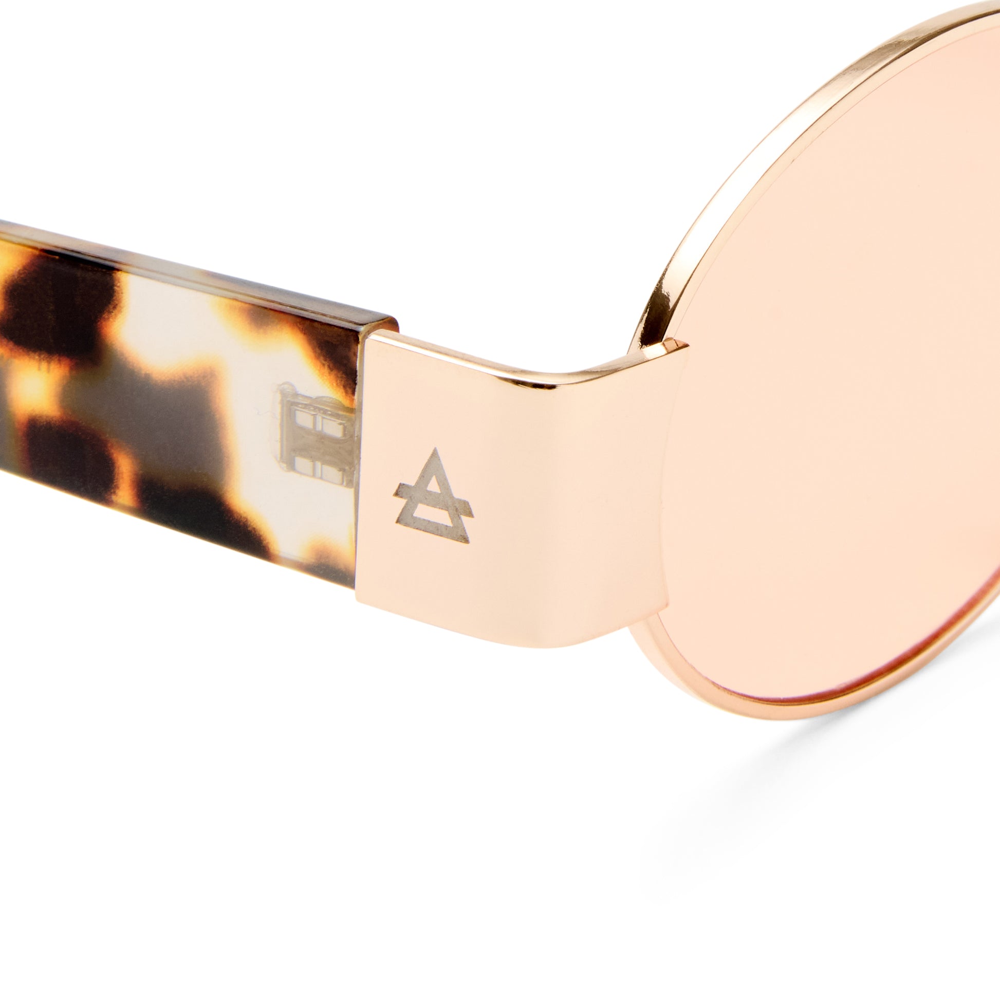 Mars Ii Gold Female Oval Sunglasses | Aire