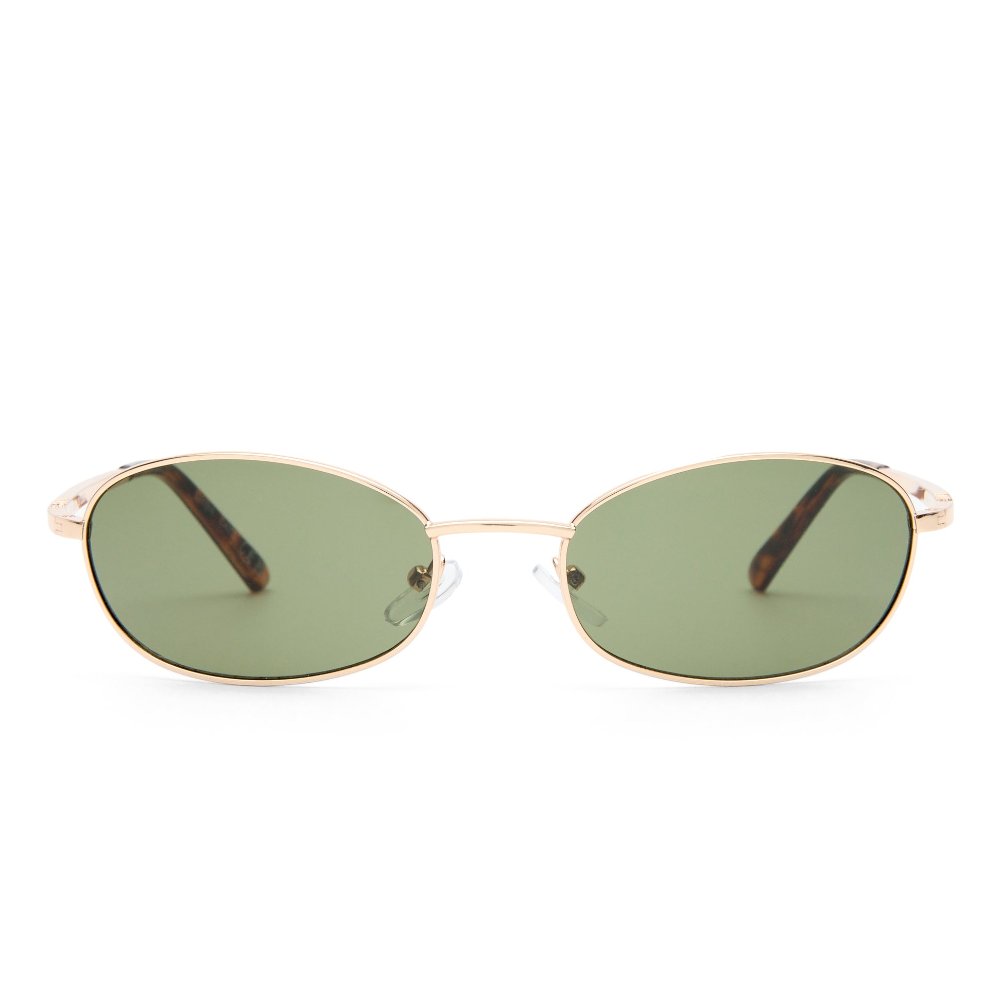 High Beam Gold Amber Tort Uni-Sex Oval Sunglasses | Aire