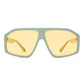 Disgraced Washed Green Uni-Sex Aviator Sunglasses | Aire
