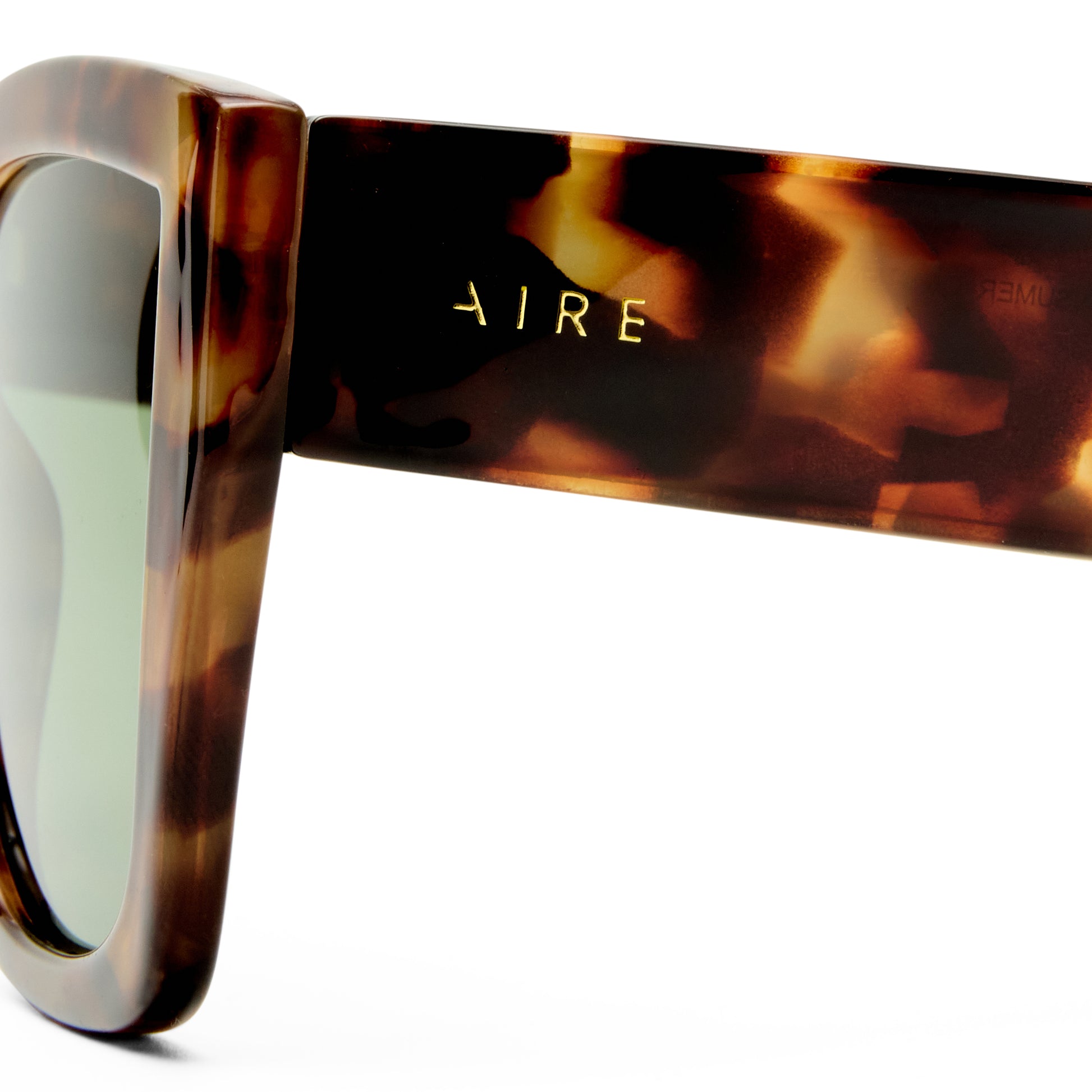 Haedus Dark Tort Female Square Sunglasses | Aire