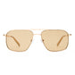 Equator Gold Tan Uni-Sex Aviator Sunglasses | Aire