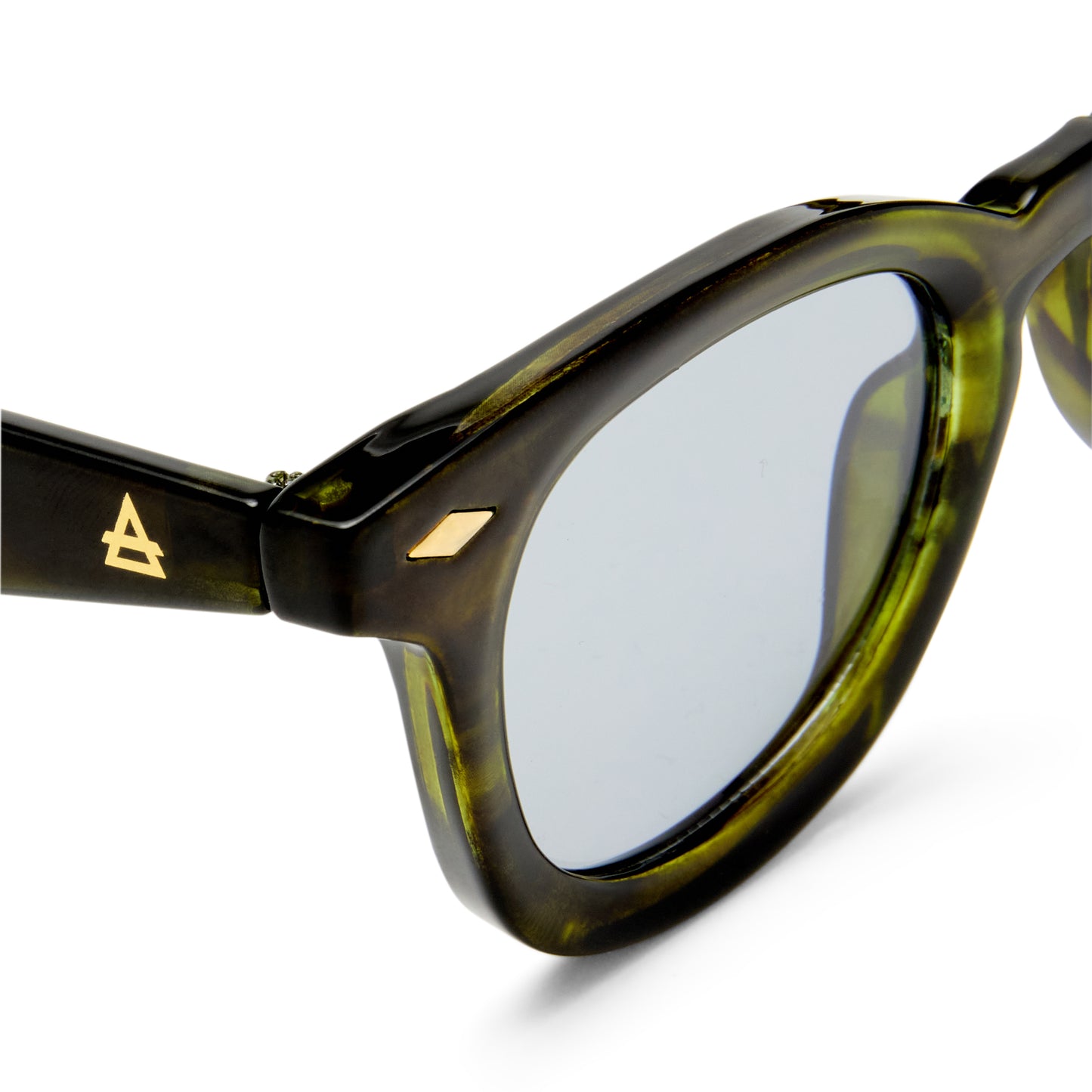 Aperture Ashen Olive Uni-Sex Round Sunglasses | Aire
