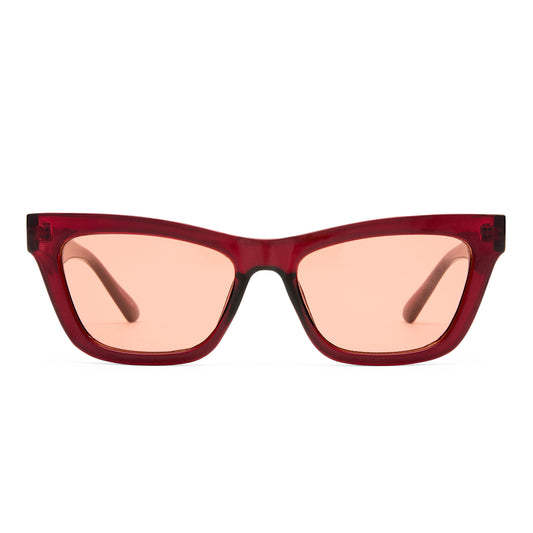 Amplitude Cherry Female Cat-Eye Sunglasses | Aire