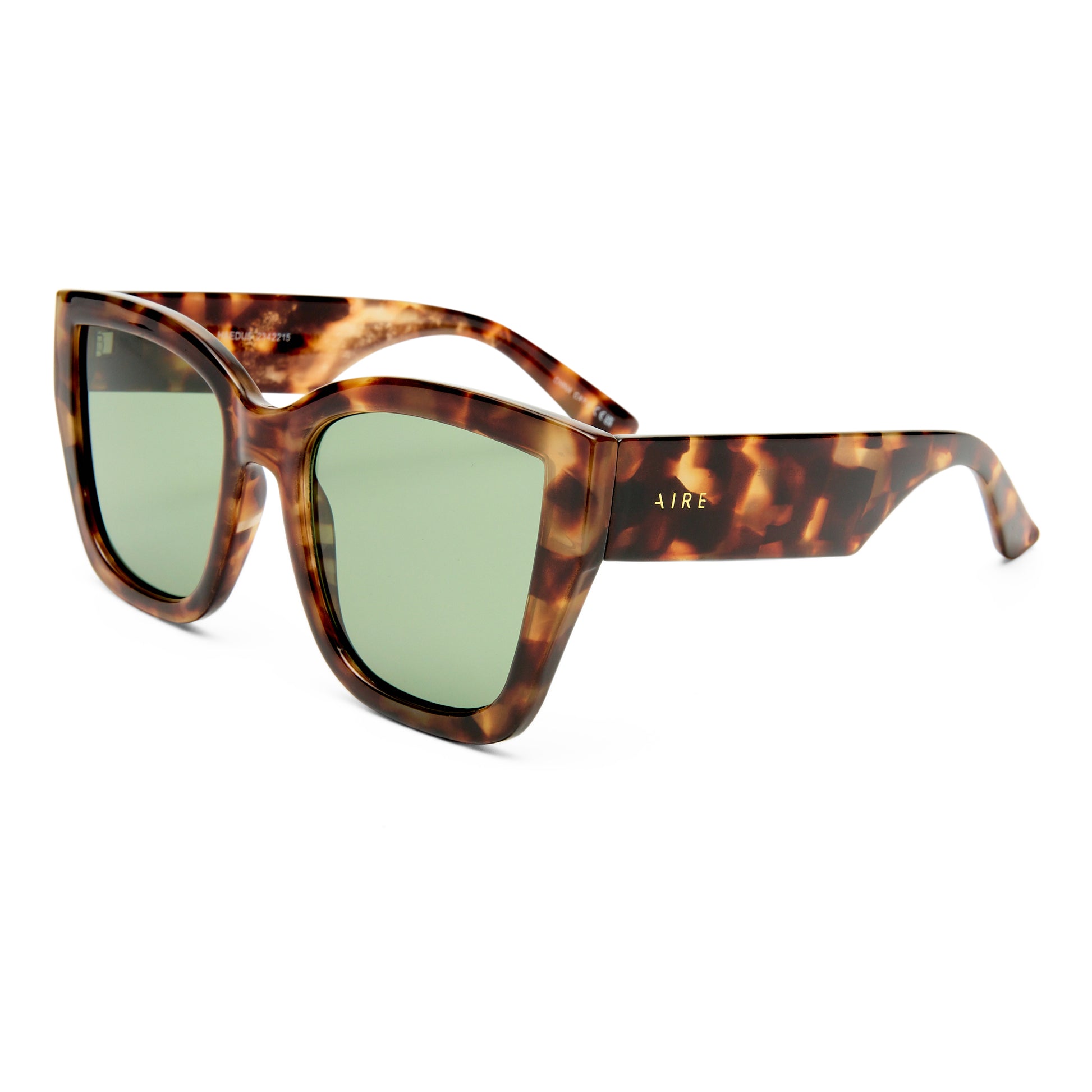 Haedus Dark Tort Female Square Sunglasses | Aire